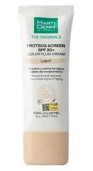 Kem Chống Nắng MartiDerm Proteos Screen SPF50+ Color Cream Light-Chống nắng màu nền Mềm Mại và Bảo Vệ Da Chống Tia UV 40ml
