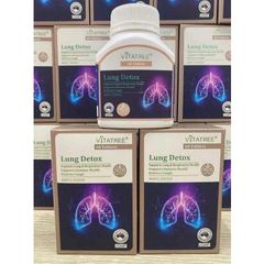Viên Uống bổ phổi Lung Detox Vitatree (60 Viên) - Giải độc phổi
