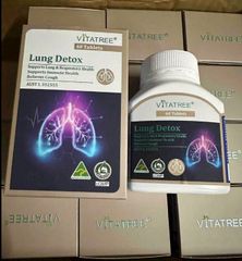 Viên Uống bổ phổi Lung Detox Vitatree (60 Viên) - Giải độc phổi