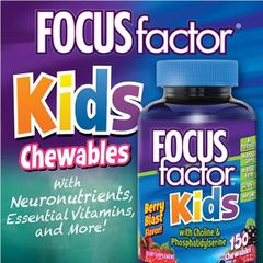 Viên Uống Focus Factor For Kids 150 Viên Chính Hãng USA – Thực Phẩm Bổ Sung Vitamin & Khoáng Chất Cho Trẻ Em