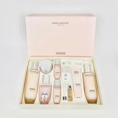 Set Dưỡng Ẩm Da O HUI Miracle Moisture - Bộ 8 Sản Phẩm Dưỡng Ẩm Làm Mềm Da, Phục Hồi Da Khô Nhạy Cảm, Chăm Sóc Da Tươi Trẻ