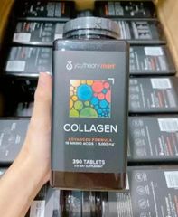 Viên uống Collagen Youtheory Men's 390 viên - Bổ sung Collagen cho nam giới, hỗ trợ sức khỏe da, tóc, cơ, xương khớp từ Mỹ