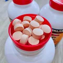 Viên ngậm Vitamin Kirkland Chewable Vitamin C 500mg hương cam - Hỗ trợ miễn dịch, sức khỏe và hấp thu sắt - Hộp 500 viên tiện lợi