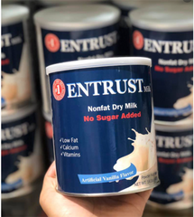 Sữa Bột Không Đường Không Béo ENTRUST 400g - Giải Pháp Dinh Dưỡng Đặc Biệt Cho Người Tiểu Đường, Hỗ Trợ Giảm Cân, Tăng Cường Sức Khỏe