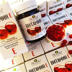 Viên uống bổ sung Vitamin E dỏ Mirrola 270mg 30 viên Nga