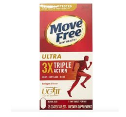Viên Bổ Sụn Khớp Move Free Ultra Triple Action 75 Viên - Tăng Cường Linh Hoạt Khớp, Hỗ Trợ Sức Khỏe Xương Khớp Tối Ưu