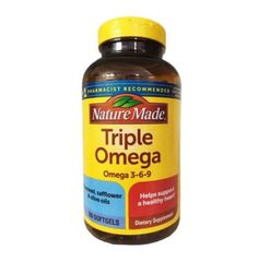 Dầu cá Triple Omega 3-6-9 Nature Made Mỹ 180V