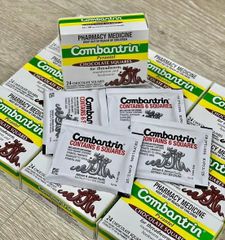 Viên Sò Combantrin Socola Hỗ Trợ Sức Khỏe Đường Ruột - Thực Phẩm Chức Năng Cho Trẻ Em và Người Lớn - 24 Thanh