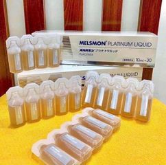Nước Uống Melsmon Platinum Liquid Placenta Đẹp Da  10ml X 30 Ống