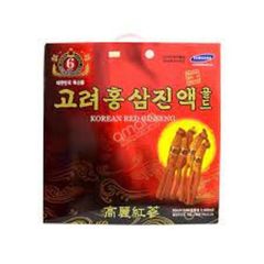Nước Hồng Sâm Hàn Quốc 6 Tuổi Bio Red Ginseng 60 Gói x 80ml - Thức Uống Bổ Dưỡng Tăng Cường Sức Khỏe, Hương Vị Thanh Mát