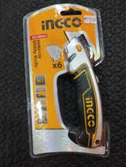 Dao Rọc Giấy Chuyên Dụng INGCO HUK6128 – Dành Cho Thợ Và Văn Phòng, Cầm Siêu Chắc Tay