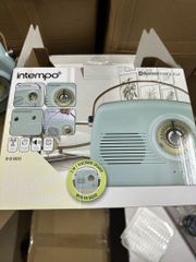 Loa Bluetooth Kiểu Dáng Cổ Điển INTEMPO 2in1 - Đài FM Retro Âm Thanh Chất Lượng, Kết Nối Dễ Dàng, Thiết Kế Vintage Thời Trang