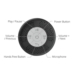 Loa Bluetooth Chống Nước TaoTronics TT-SK03 - Thiết Kế Gắn Tường, Âm Thanh Sống Động, Hoàn Hảo Cho Phòng Tắm, Bể Bơi