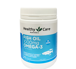Dầu Cá Omega 3 Healthy Care 1000mg - 400 Viên Hỗ Trợ Sức Khỏe Tim Mạch, Tăng Cường Trí Nhớ, Làm Đẹp Da - Sản Phẩm Úc Chính Hãng