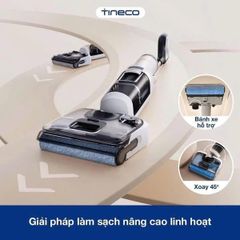 Máy Lau Nhà Hút Bụi Tineco Floor One S6 Stretch Pro - Công Nghệ Hút Bụi 20.000Pa, Sấy Khô Nhanh, Thiết Kế Gập 180 Độ