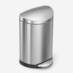 Thùng rác Simplehuman Bán Nguyệt 10L - Thép không gỉ, phù hợp cho bếp, phòng tắm, văn phòng, khách sạn, thiết kế nhỏ gọn và tiện lợi.