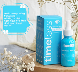 Serum Timeless HA + Vitamin C Cấp Ẩm, Làm Sáng Da 30ml