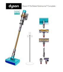 Máy Hút Bụi Lau Nhà Dyson V15s Detect Submarine Complete - Công Nghệ Hút Mạnh Mẽ, Chế Độ Tự Động, Thời Gian Dùng Lên Đến 60 Phút
