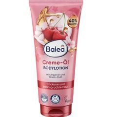 [ Hàng Đức ] Kem dưỡng thể, body lotion Balea nội địa Đức, Dưỡng Trắng Da Toàn Thân, Sáng Mịn Mùi thơm mát 200ml - Creme-Ol Cherry
