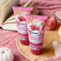 [ Hàng Đức ] Kem dưỡng thể, body lotion Balea nội địa Đức, Dưỡng Trắng Da Toàn Thân, Sáng Mịn Mùi thơm mát 200ml - Creme-Ol Cherry