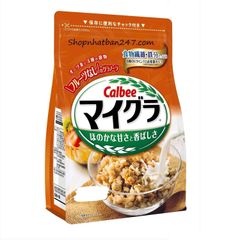 Ngũ Cốc Calbee Hỗn Hợp Các Loại Hạt, Trái Cây, Lúa Mạch 630gr Nhật