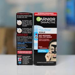 Gel lột mụn đầu đen than tre Garnier Skinactive 50ml - Tinh chất bùn khoáng tự nhiên, se khít lỗ chân lông, sạch mụn hiệu quả.