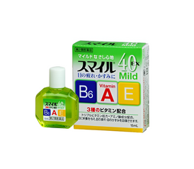 Nước Nhỏ Mắt Lion 40 Ex Mild Nhật Bản 15ml - Dưỡng Mắt Khỏe Đẹp Với Vitamin A, E, B6 Giảm Đau Mỏi, Ngứa Mắt