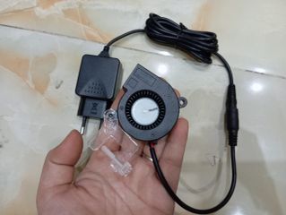 Quạt hình sò mini siêu êm - Quạt làm mát hồ cá tép thủy sinh