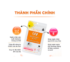 Viên Uống Chống Nắng Fine Japan UV 30 Viên - Bảo Vệ Da, Ngăn Tia UV Hiệu Quả, Dưỡng Ẩm, Phù Hợp Cho Làn Da Nhạy Cảm