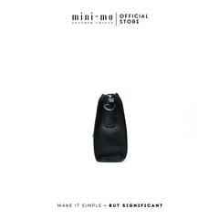 Túi Đeo Chéo MINI-MO M-YTHICAL Da Bò Black Patent Cao Cấp, Phong Cách Trẻ Trung Hiện Đại. SBAG-03
