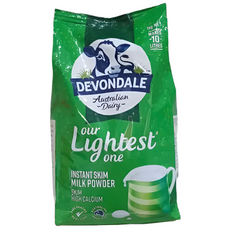 Sữa bột Devondale tách béo Our Lightest One 1kg của Úc.