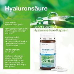 Viên uống cấp nước đẹp da Hyarulonsaure Sanct Bernhard 120 viên Đức