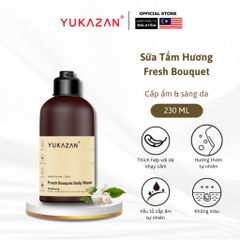 Sữa Tắm Cấp Ẩm, Dưỡng Sáng Da Yukazan Hương Nước Hoa Fresh Bouquet 230ml