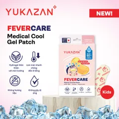 Miếng dán hạ sốt Yukazan cho trẻ em - Gói 2 miếng