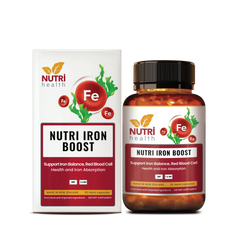 Viên Sắt Hữu Cơ Nutri Iron Boost 30 Viên - Bổ Sung Sắt và Vitamin, Hỗ Trợ Tăng Cường Máu, Dành Cho Phụ Nữ Mang Thai & Thiếu Máu