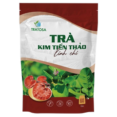 Trà Kim Tiền Thảo Linh Chi TRATOSA 8 Vị Hỗ Trợ Sỏi Thận và Viêm Tiết Niệu - Thảo Mộc Giúp Thanh Nhiệt, Giải Độc, Cải Thiện Sức Khỏe Thận