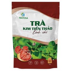 Trà Kim Tiền Thảo Linh Chi TRATOSA 8 Vị Hỗ Trợ Sỏi Thận và Viêm Tiết Niệu - Thảo Mộc Giúp Thanh Nhiệt, Giải Độc, Cải Thiện Sức Khỏe Thận