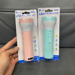 Đèn Pin Tích Điện Siêu Sáng QIAO YU - Nhỏ Gọn, Dễ Mang Theo, Chống Nước, Kèm Đèn Kim Loại - Lý Tưởng Cho Dã Ngoại và Cúp Điện
