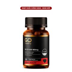 Viên uống bổ tim GO CoQ10 160mg 30 viên - Hỗ trợ sức khỏe tim mạch, tăng cường năng lượng và sức đề kháng cho cơ thể