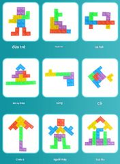 Đồ Chơi Xếp Hình 3D Tetris - Đồ Chơi Phát Triển Tư Duy Tương Tác Cho Trẻ Em Từ 3 Tuổi, Chất Liệu An Toàn, Sáng Tạo và Giải Trí