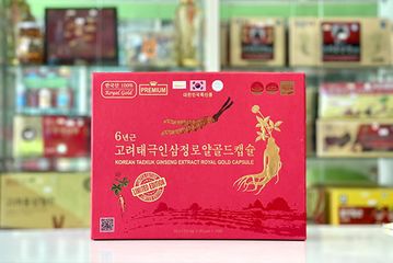 Viên Thiên Sâm Đông Trùng Hạ Thảo Hàn Quốc - Hộp 180 Viên Màu Đỏ Tăng Cường Sức Khỏe và Phục Hồi Năng Lượng