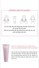 Sữa Rửa Mặt INVU Cica Pure Refresh Foam Cleanser 150ml - Dành Cho Da Nhạy Cảm, Làm Sạch Dịu Nhẹ, Dưỡng Ẩm Tự Nhiên.
