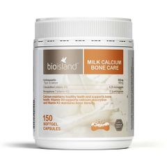 Canxi hữu cơ Bio island Milk Calcium Bone Care Úc 150 viên