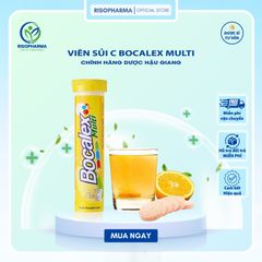 Viên Sủi Bocalex Multi Vitamin C & B - Tăng Cường Sức Đề Kháng, Chống Mệt Mỏi, Phục Hồi Nhanh, Tiện Dụng Cho Cả Gia Đình (20 Viên)