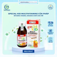 Siro Đa Vitamin Eric Favre Nhập Khẩu Pháp - Bổ Sung Vitamin và Khoáng Chất Tăng Cường Sức Đề Kháng Cho Trẻ Em 125ml