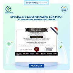 Siro Đa Vitamin Eric Favre Nhập Khẩu Pháp - Bổ Sung Vitamin và Khoáng Chất Tăng Cường Sức Đề Kháng Cho Trẻ Em 125ml