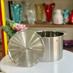 Nồi Luộc Gà Zwilling Moment 24cm 8L - Nồi Thép Không Gỉ Sang Trọng, Chống Dính, Dùng Cho Bếp Từ, Phù Hợp Nấu Phở