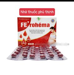 Ferohema bổ sung sắt hộp 100 viên (date mới)