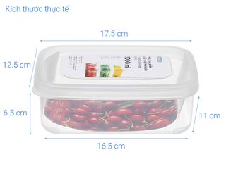 Hộp nhựa bảo quản thực phẩm Inochi 1000ml - Hộp đựng thức ăn an toàn, chất lượng cao, chuẩn Nhật Bản, phù hợp cho mọi gia đình.