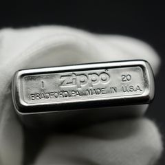 Bật Lửa Zippo 207 Street Chrome - Mạ Chrome Xước Bụi Chống Vân Tay - Bảo Hành Trọn Đời, Hàng Nhập Khẩu Mỹ